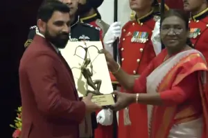 National Sports Award Ceremony: मोहम्मद शमी को दिया गया अर्जुन अवॉर्ड